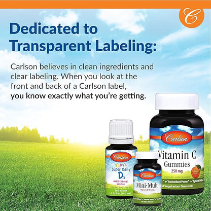 Carlson - Niacin, 50 mg, Supports Cholesterol Metabolism, Energy Production, Heart Health, Nerve Function, 100 Tablets