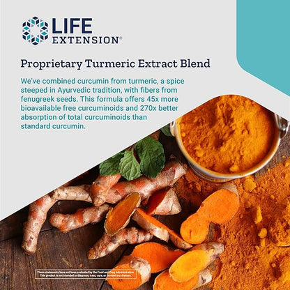 Life Extension Curcumin Elite Turmeric Extract, 90 Veg Capsules