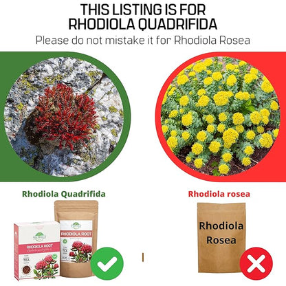 1 oz. Dried Rhodiola Quadrifida Root Herb Tea (Rhodiola Quadrifida) - 30g Rhodiola Root Herbal Tea