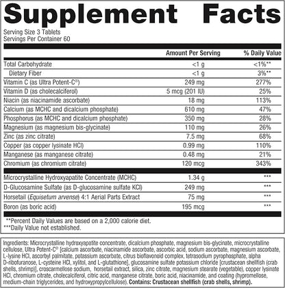 Metagenics Bone Builder Active Multivitamin Tablet with with Calcium, Phosphorus, Magnesium and Vitamin D to Help Maintain Healthy Bone Density - 60 Servings