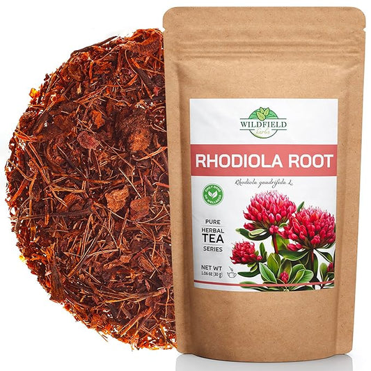1 oz. Dried Rhodiola Quadrifida Root Herb Tea (Rhodiola Quadrifida) - 30g Rhodiola Root Herbal Tea