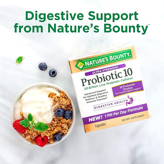 Nature's Bounty Controlled Delivery Probiotic CD Caplets 30 ea (Pack of 3)