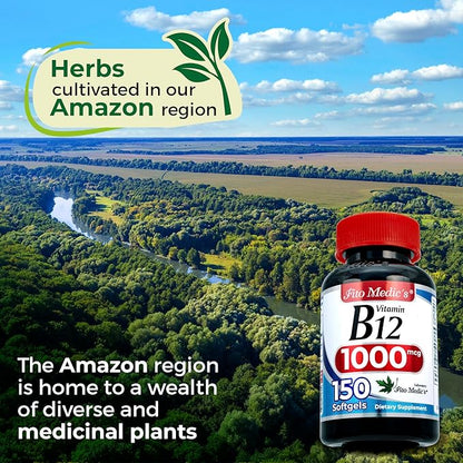 FITO MEDIC'S Lab | Vitamin b12 | 1000 mcg | 150 Servings | b12 | b12 Vitamins | b12 1000 mcg | Ultra high Absorption.
