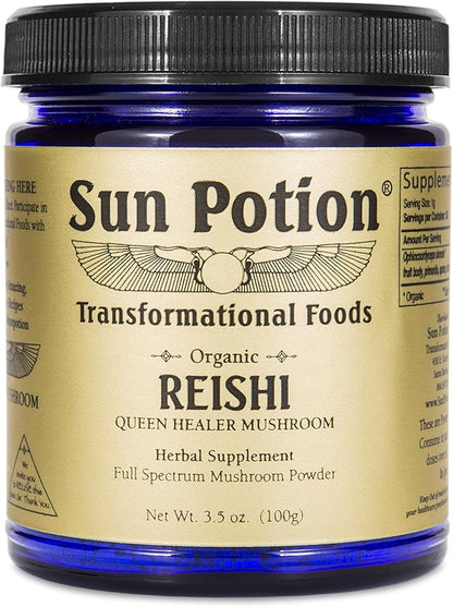 Sun Potion Reishi Mushroom Powder (Organic) - (100g)