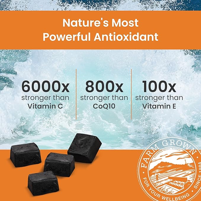 Nutrex BioAstin Astaxanthin Gummy + Pure Hawaiian Spirulina 500 mg Tablets 200 Count | Bundle