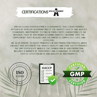 APOLLO'S HEGEMONY Lactoferrin+ 100 mg - with Vitamin C and Arabinogalactan - 60 Vegan Capsules - 2 Month Supply - for Enhanced Immunity and Iron Absorption