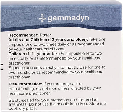 UNDA GAMMADYN Zn-Cu | Zinc-Copper Oligo-Element Supplement | 30 Ampoules