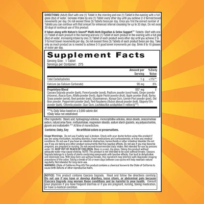 Nature's Secret Multi-Herb Colon Cleanse, 275 Tab