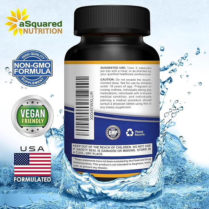 Magnesium Glycinate 1000mg with Vitamin D3 & B6-500mg per Capsule - Pure Elemental Mag Supplement Complex for Sleep, Muscle, Bone Health - Replace Gummies, Tablets & Powder - 120 Capsules