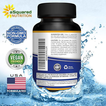 Magnesium Glycinate 1000mg with Vitamin D3 & B6-500mg per Capsule - Pure Elemental Mag Supplement Complex for Sleep, Muscle, Bone Health - Replace Gummies, Tablets & Powder - 120 Capsules