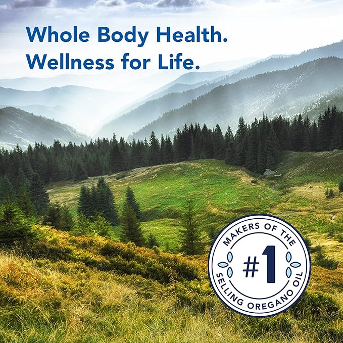 NORTH AMERICAN HERB & SPICE Oreganol P73-60 Gelcaps - Immune System Support - Unprocessed, Vegan Friendly Wild Oregano - Mediterranean Source - Non-GMO - 60 Servings