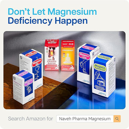 MAGNOX Lady Magnesium Supplement | Menopause and PMS Support Supplement for Women | Magnesium Complex with Vitamins B6, B1, B12, D, Zinc | High-Absorption Dead Sea Organic | 60 Capsules