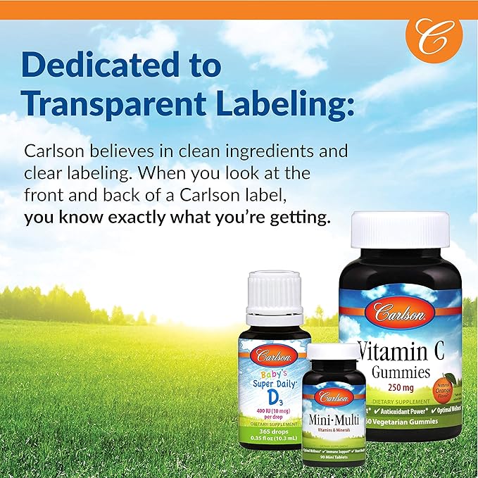 Carlson - Blood Nutrients, 28 mg Iron, Blood Development, Iron Absorption & Optimal Wellness, 180 Capsules