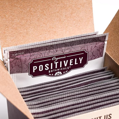 Organic Positively Botanicals Company, Milk Thistle Herbal Tea Bags, 20 Count