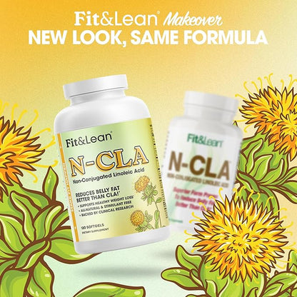 Fit & Lean Meal Shake, N-CLA Fat Burning Capsules, Protein, Fiber, Probiotics, 120 Servings