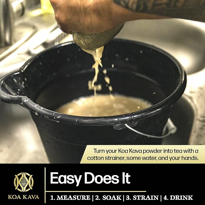 8 oz. Kava Tonga with Strainer