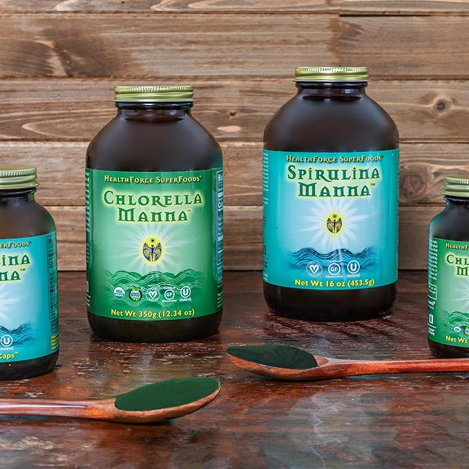 HealthForce SuperFoods Spirulina Manna - Tablet - 400 Vegan Tablets