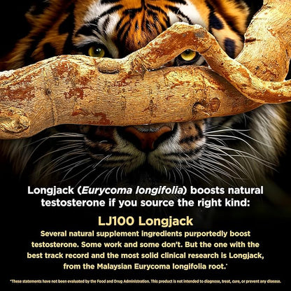 Omega-Man 300mg LJ100 – Elevates Free Testosterone with Enhanced Absorption - 30 Softgels