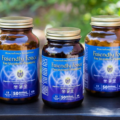 HealthForce SuperFoods Friendly Force - Capsules - 120 Vegan Capsules