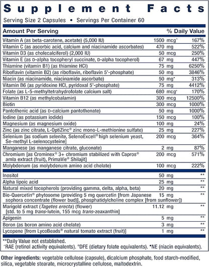 Life Extension Two-Per-Day Multivitamin, Vitamins B, C, D, zinc, Packed with Over 25 Vitamins, Minerals & extracts, Two-Month Supply, Non-GMO, Gluten-Free, 120 Capsules