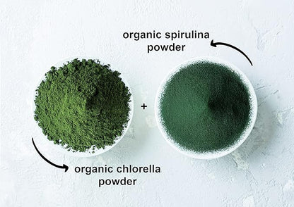 Food to Live Organic Algae Powder Mix, 8 Pounds – Spirulina and Chlorella 50/50 Blend, Non-GMO, Rich in Chlorophyll, Raw, Pure, Vegan Superfood, Bulk, Great for Smoothies, Good Source of Protein