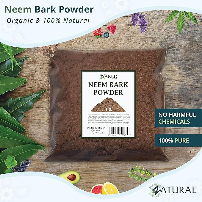 Neem Bark Dental & Digestion Support - 16oz Tooth Powder