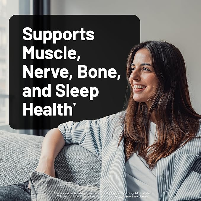 NatureWise Magnesium Glycinate 625 mg - Equal to 125 mg Elemental Mg - Chelated Magnesium Glycinate for Sleep, Relaxation, Muscle & Bones* - Gentle on Stomach, Vegan - 30 Capsules[30-Day Supply]