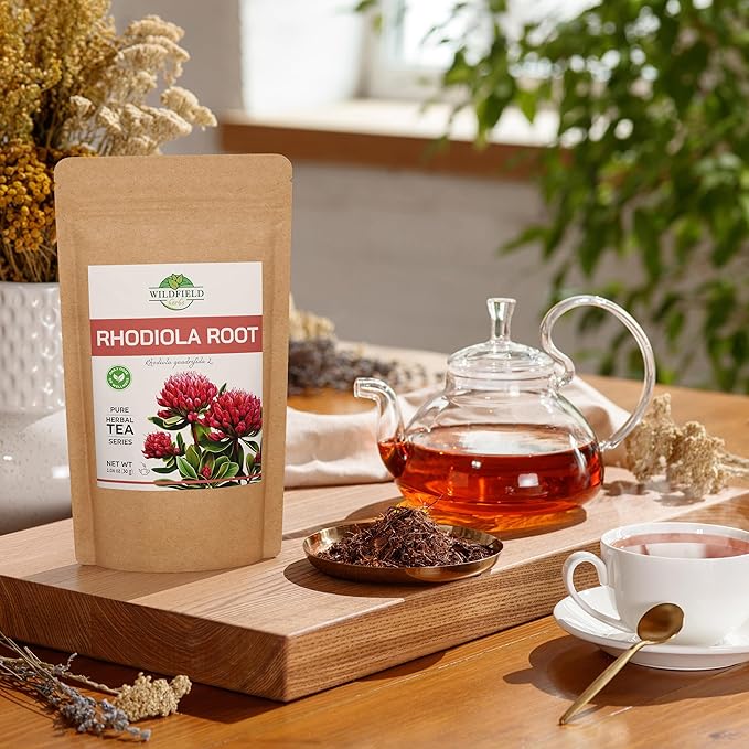 1 oz. Dried Rhodiola Quadrifida Root Herb Tea (Rhodiola Quadrifida) - 30g Rhodiola Root Herbal Tea