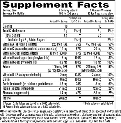 L’il Critters Calcium + D3 Daily Gummy Supplement for Kids, for Bone Support, Orange, Strawberry & Paw Patrol Gummy Vites Daily Gummy Multivitamin for Kids, Vitamin C, D3 for Immune Support Cherry