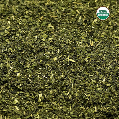 Nettle Tea - 8Oz (REAL WILD HARVEST) | 100% USDA Certified ORGANIC | Loose Leaf (Urtica Dioica aka Stinging Nettle) Cut & Sifted