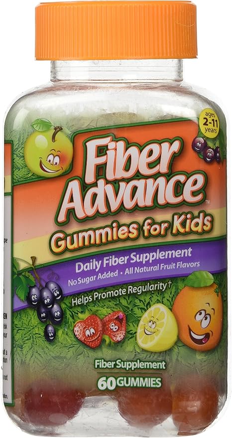 Fiber Advance Gummies For Kids Daily Fiber Supplement, 60 count