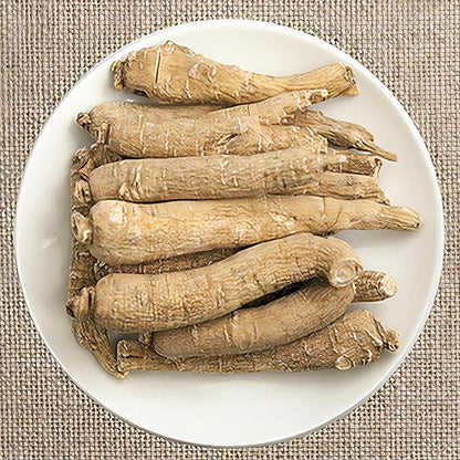 1 Box of American Wisconsin Ginseng Super Long Jumbo Root (4oz) Performance & Mental Health for Men & Women