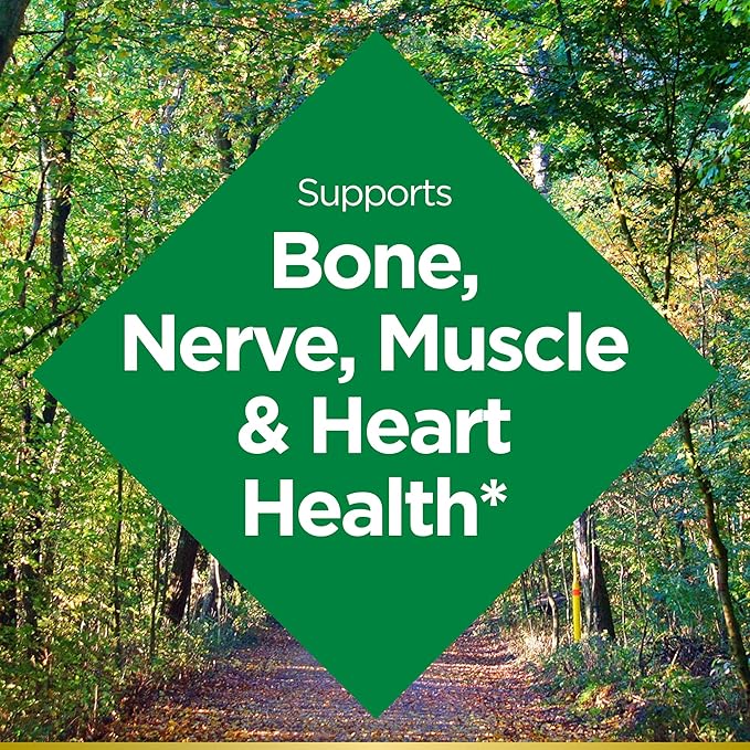 Nature's Bounty Magnesium 270mg Gummies, Supports Bone, Nerve, Muscle and Heart Health, 90 Gummies