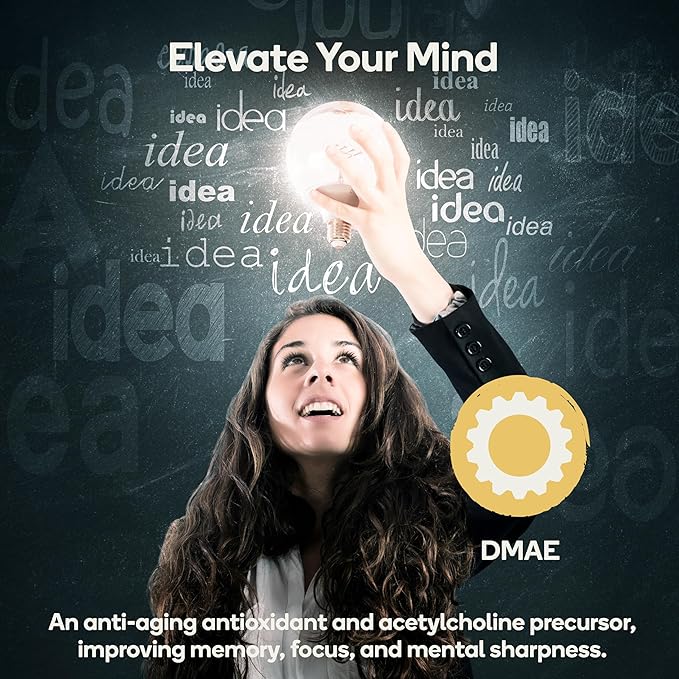 Focus - Premium Cognitive Enhancement Supplement with Natural Nootropics - Memophenol, Bacopa, & DMAE - 60 Veggie Capsules (Focus)