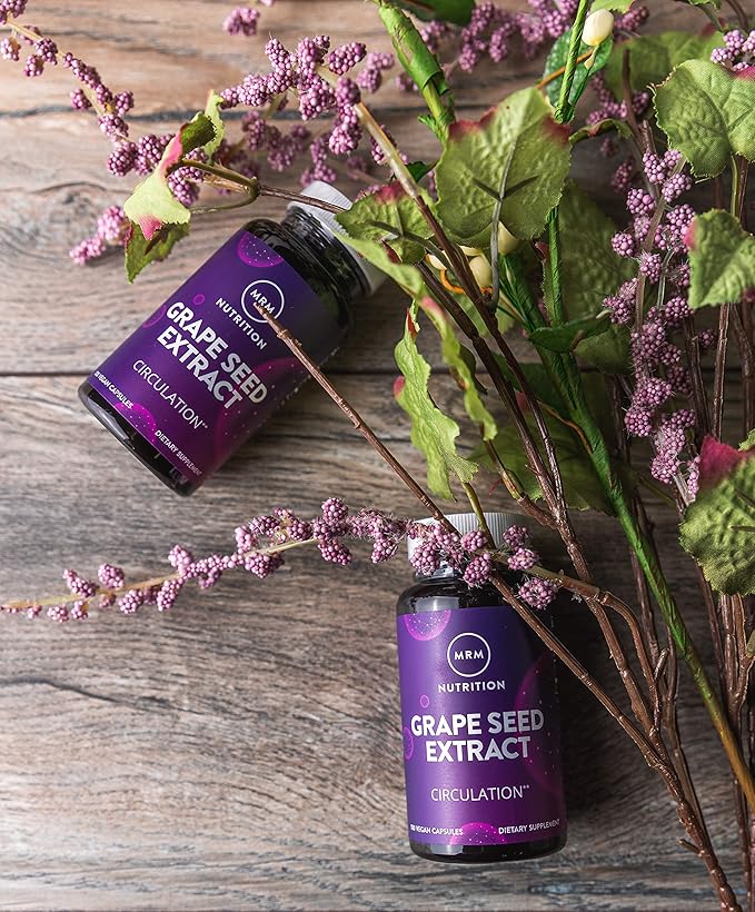 MRM Nutrition Grape Seed Extract | Circulation | Antioxidants | Anti-agning | Gluten Free + Vegan | 100 Servings