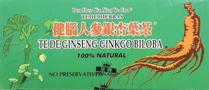 Royal King Ginseng Ginkgo Biloba Tea (20 Bags)