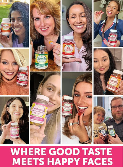 Lunakai USA Made Vitamin D3 K2 Gummies with Calcium for Women, Men & Kids - 3-in-1 Supplement for Bone Health and Immune Support, Vegan 60ct