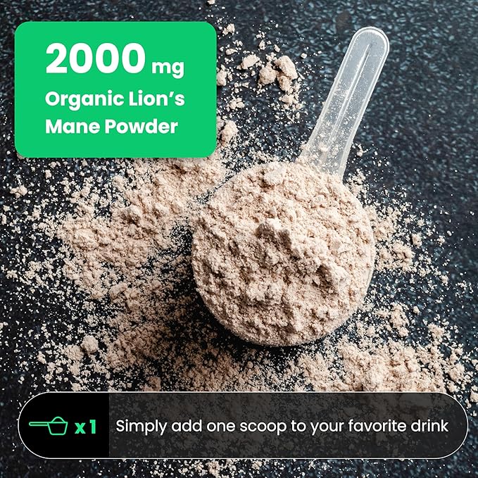 NutraChamps Beet Root Powder & Lion's Mane Powder. Powerful Circulation & Adaptogen Blends