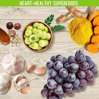 NATURELO Whole Food CoQ10 with Heart Health Blend, Powerful Antioxidant for Energy Production, 60 Capsules
