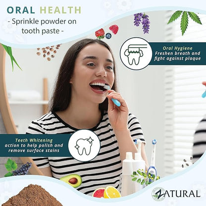 Neem Bark Dental & Digestion Support - 16oz Tooth Powder