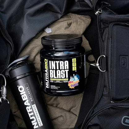 NutraBio Intra Blast Bcaa Powder Amino Acid Supplement, Electrolyte & Hydration Blend, Intra, Pre Workout & Muscle Recovery, 20g Eaa Amino Acids Powder, 5g Glutamine- New York Punch, 30 Serving