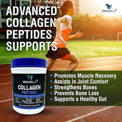Collagen Peptides | Hydrolyzed Type 1 and 3 | 11 g Serving | 60 Servings | Pasture Raised