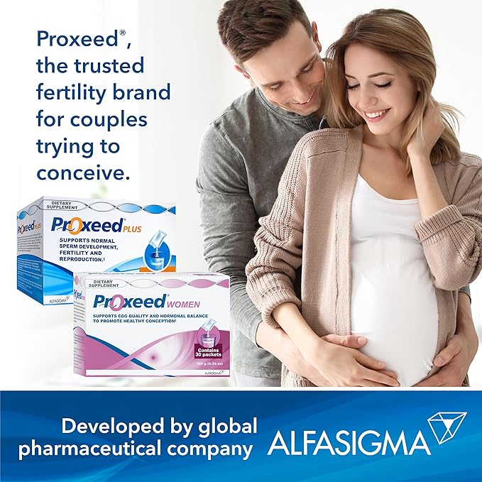 Proxeed® Women Fertility Supplement | Contains Folic Acid & Other Essential Vitamins & Nutrients | Supports Healthy Conception, Ovulation, Fertilization, & Egg Quality* | 30 Packets (30-Day Supply)