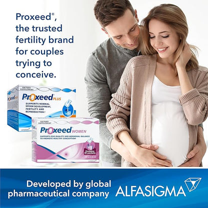 Proxeed® Women Fertility Supplement | Contains Folic Acid & Other Essential Vitamins & Nutrients | Supports Healthy Conception, Ovulation, Fertilization, & Egg Quality* | 30 Packets (30-Day Supply)