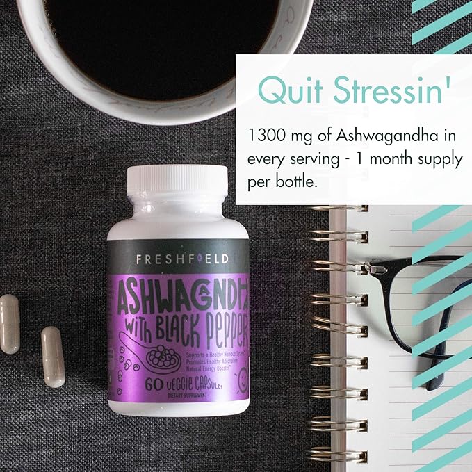 Freshfield Vegan Omega 3 and Ashwagandha