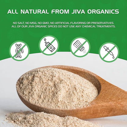 Jiva Organics Psyllium Husk Powder 1.75 LB Bulk Bag - Easy Mixing Fiber, Unflavored, Fine Ground, Non GMO Pure - Keto Friendly