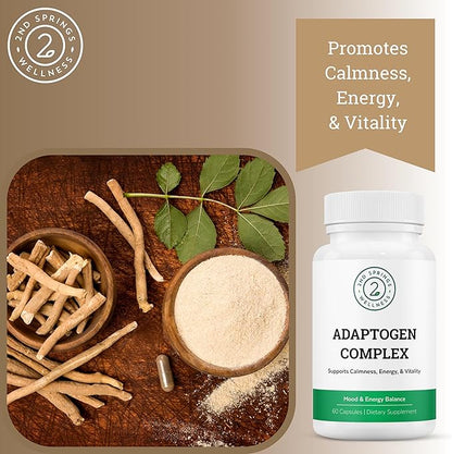 Women's Daily 7 Essentials & Adaptogen Complex Bundle - Complete Multivitamin Pack with Stress Adaptation Support for Women's Optimal Health