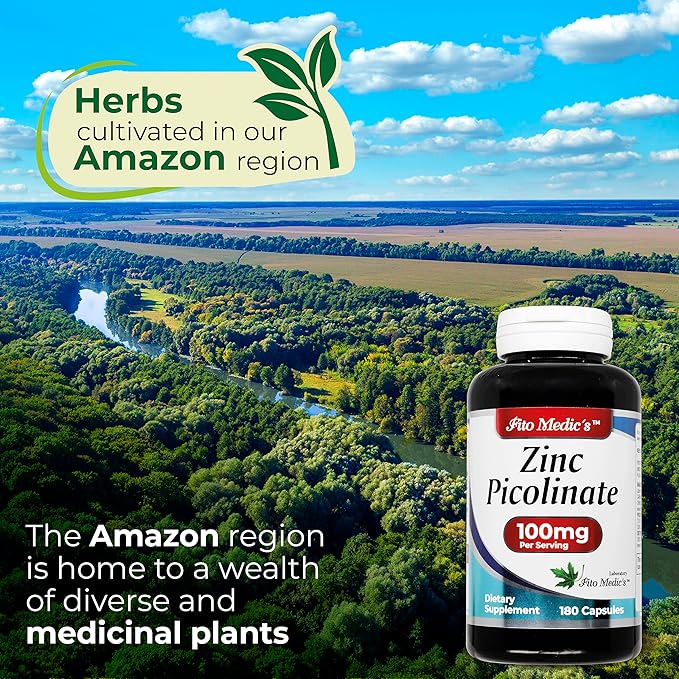 LAB | zinc supplements | zinc 100mg | Zinc Picolinate | Immune Support Supplement | 180 Capsules| zinc supplements | Ultra high Absorption.