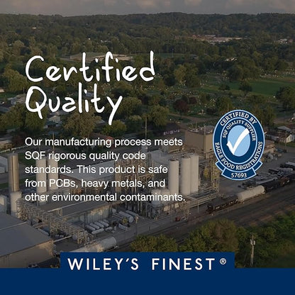 Wiley's Finest Kids Vegan Omega-3 Gummies - Natural Sugar - Vegetarian DHA, ALA & SDA - Gluten Free - Watermelon Flavor, 30 Gummies
