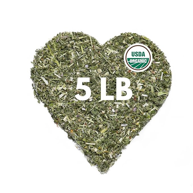 Super Value Pack 5 LB – Organic Plantain Leaf Tea (Plantago Major) – Natural Respiratory Support - Loose Leaf Tea for Soothing, Digestive & Immune Benefits